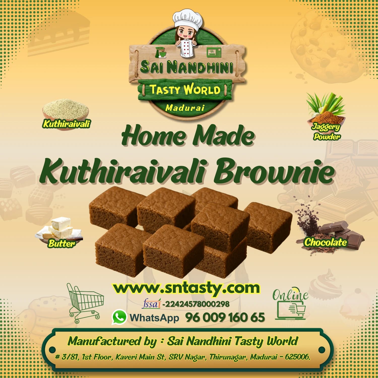 Kuthiraivali Plain Brownie
